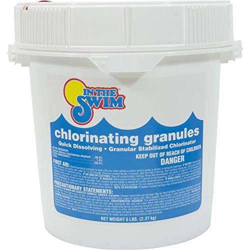 In The Swim Sodium Di-Chlor Chlorine Granular - 5 Pound Bucket