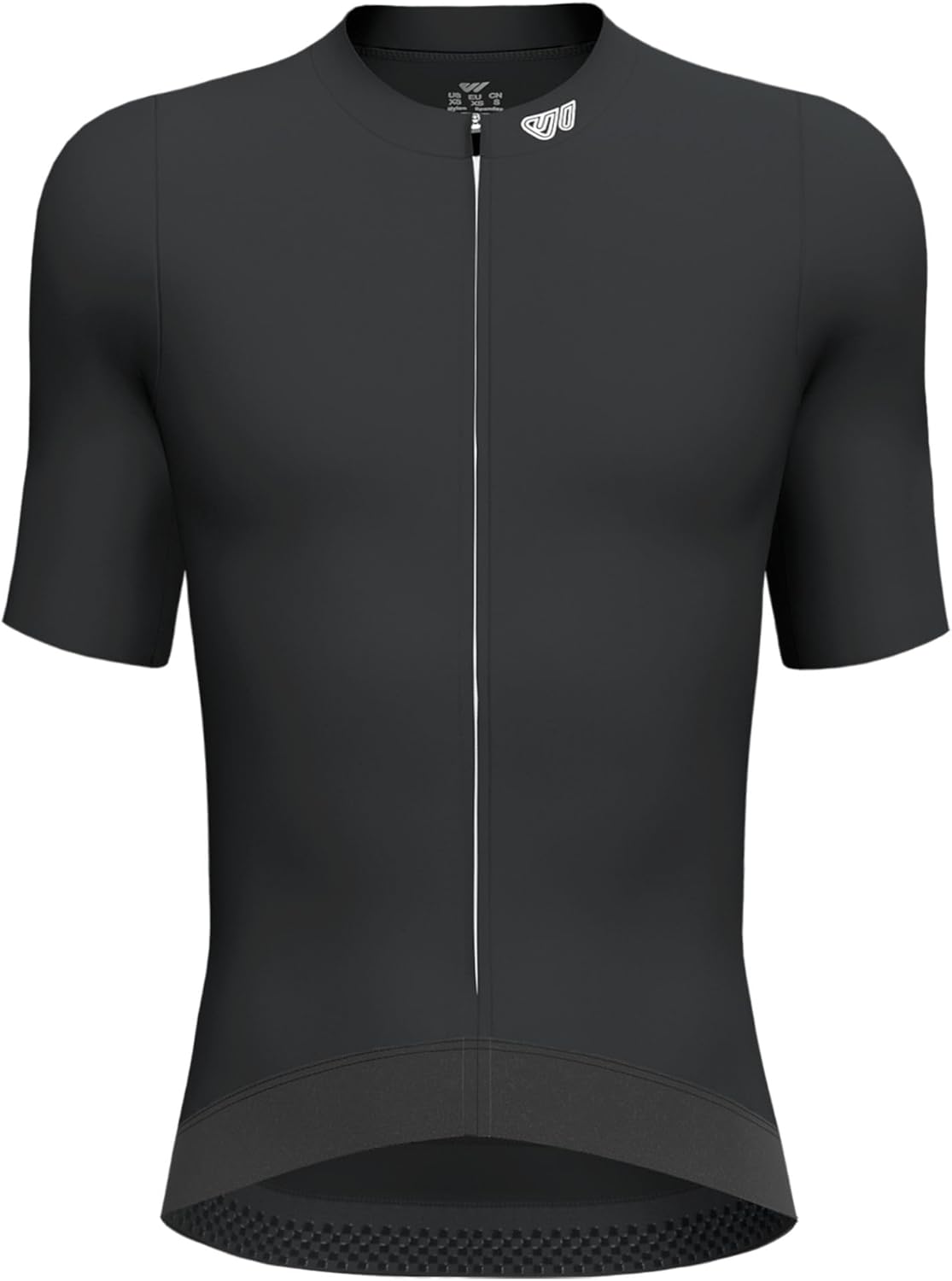 Wulibike Men's Cycling Jersey Short Sleeve - Slim Fit - Breathable Bike Shirt for Lean & Lightweight Cyclists (Runs Small)