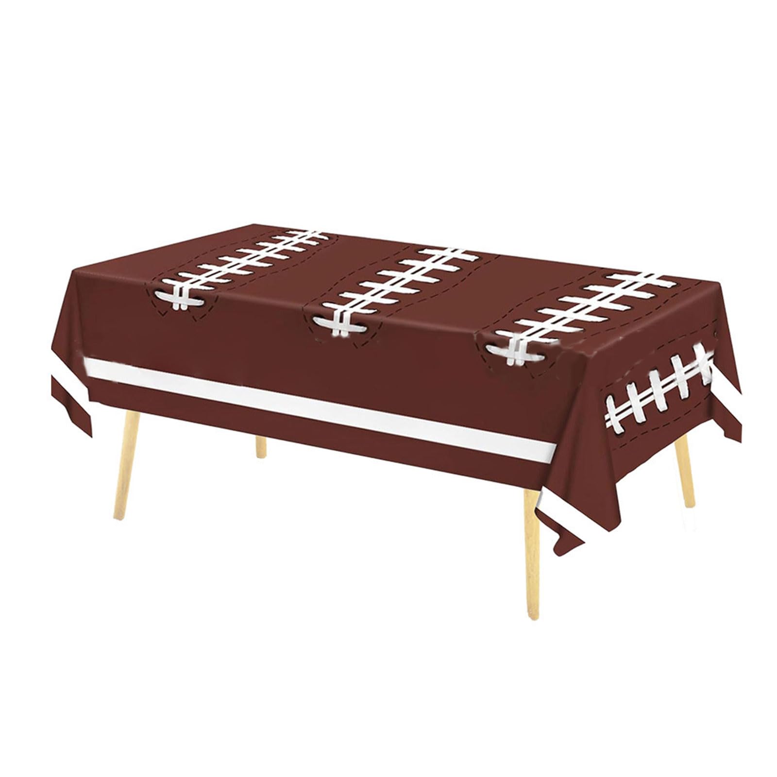 Kalttoy Party Essential Touchdown Tablecloths Protect Your Tables While Adding Fun to Your Child ’ s Sports Celebration Touchdown Table Cloth
