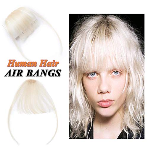 Clip in Air Bangs 3" #Sallow