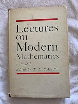 Hardcover LECTURES ON MODERN MATHEMATICS Volume I Book