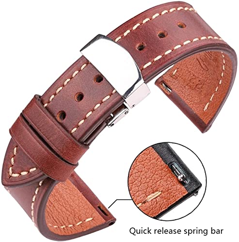 Bracelet de montre en cuir pour remplacer une sangle usée