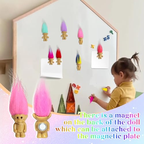 Magnets para refrigerador Trolls 10 piezas miniatura 2