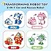 Robocar Poli [2 Pack Mark + Bucky Transforming Robot Toys, 4