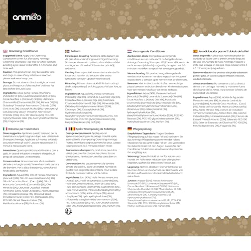 Conditioner für Hunde & Katzen - 500ml Spülung - Mit Kokosöl & Avocadoöl - Für Langhaar & Kurzhaar - Bei Juckreiz, Geruch & trockene Haut - Schonende Fellpflege für Kätzchen & Welpen - Ohne Parfüm