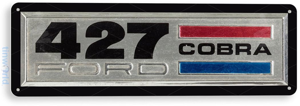Amazon.com: Tinworld Metal Ford Cobra 427 Racing Retro Garage Auto