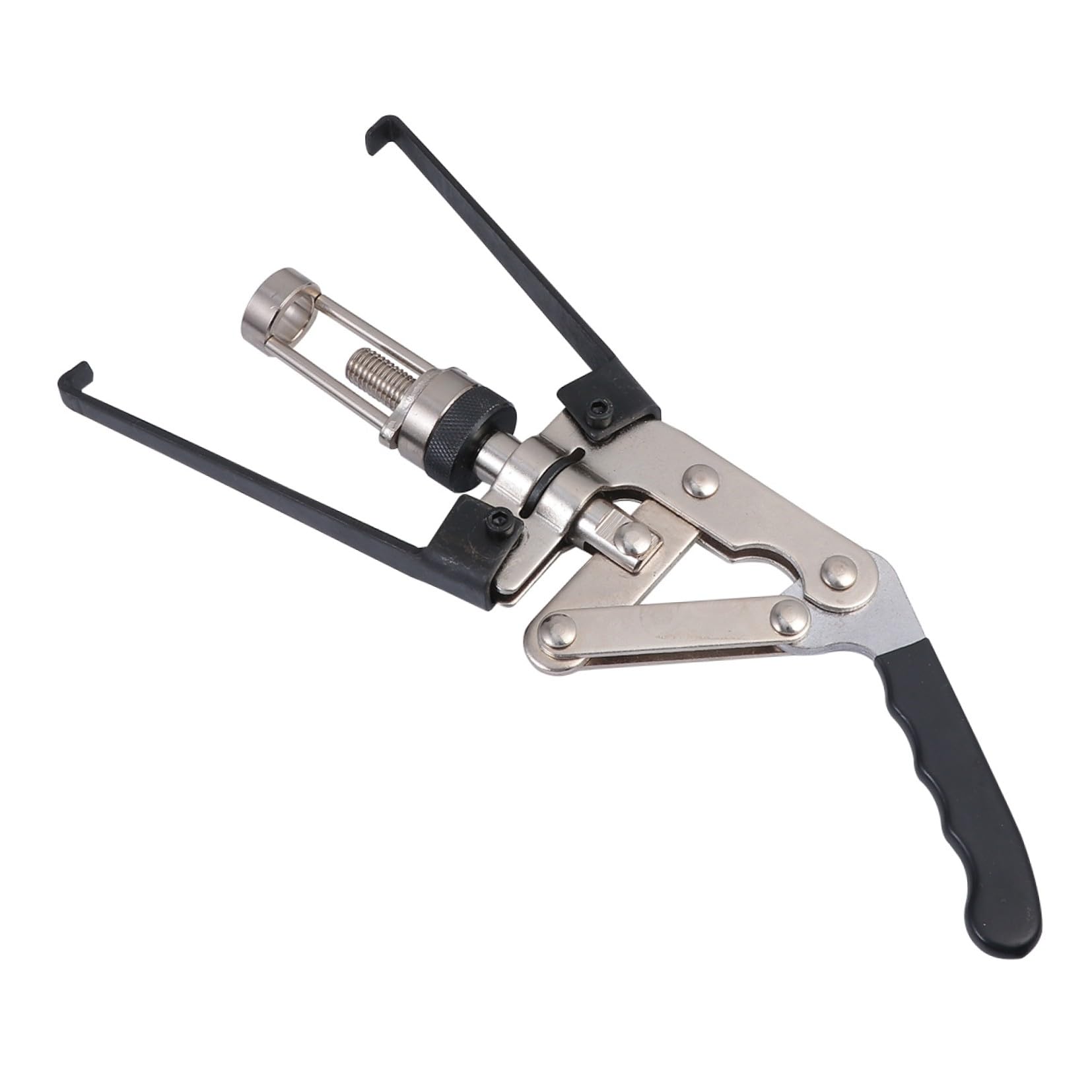 Ventilfederspanner zum Entfernen von Federn und Haltern aus Kohlenstoffstahl Silberfarbenes Motordichtungswerkzeug für Verschiedene Ohv Motoren für Reparaturen
