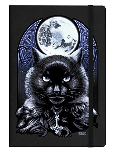 Caderno Gótico de Capa Rígida A5 da Requiem Collective (A Hora do Enfeitecedor - Preto)