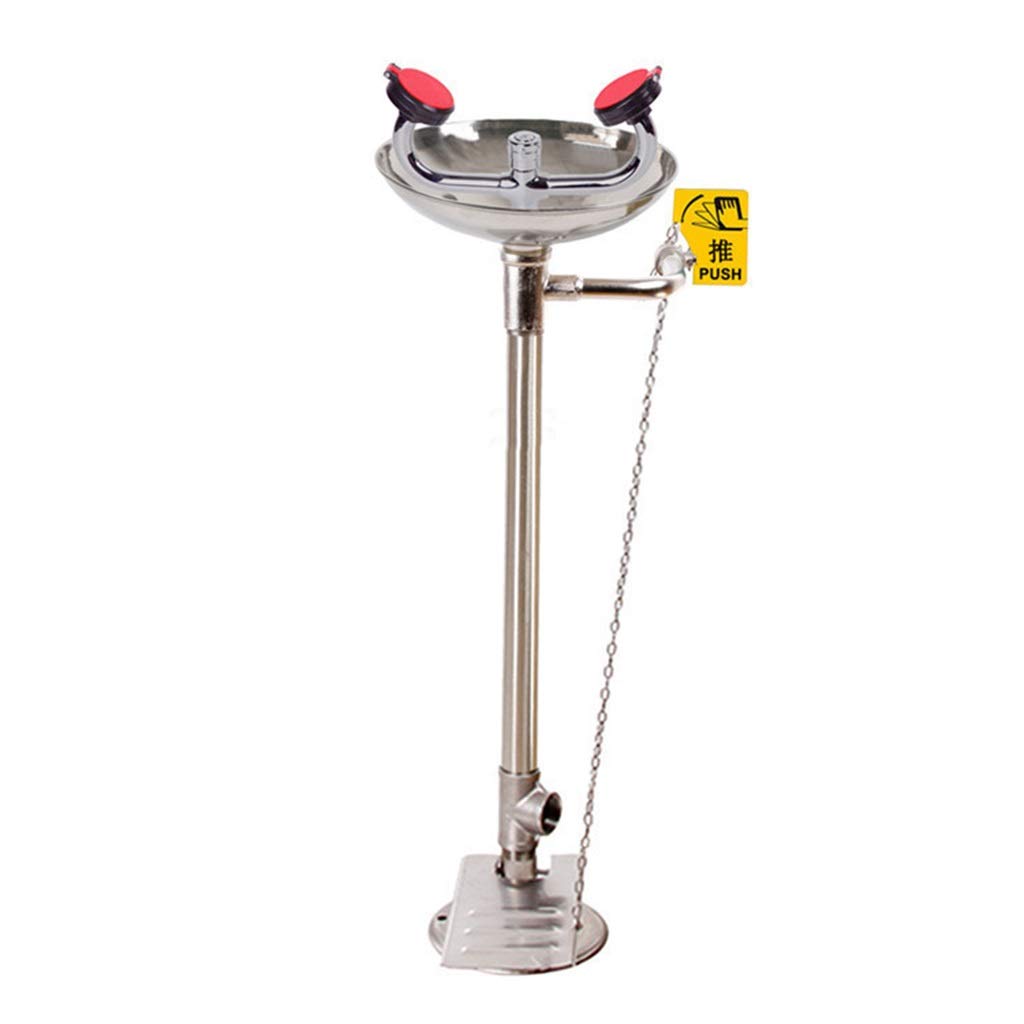 ZTCHSENZT Safety Eyewash,Eye Washer Emergency Eyewash Station Safety Eye Face Wash Bowl All 304 Stainless Steel Eyewash With Nozzle Dust Cover