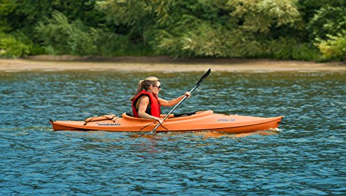 Sun Dolphin Aruba Sit-in Kayak, Paddle Included (Tangerine, 10-Feet) - Thumbnail 2