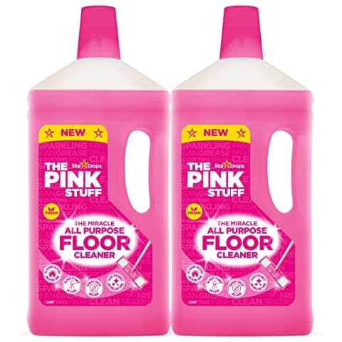 Stardrops - The Pink Stuff - The Miracle All Purpose Floor Cleaner - Pack of 2, 67.6 Fl Oz (82375) Cover