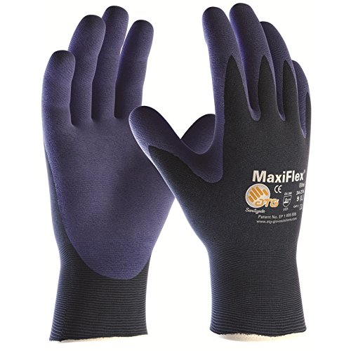 36 Paar - Nylon-Strickhandschuhe, MaxiFlex® Elite™ - ATG® - 2443 - Größe 10
