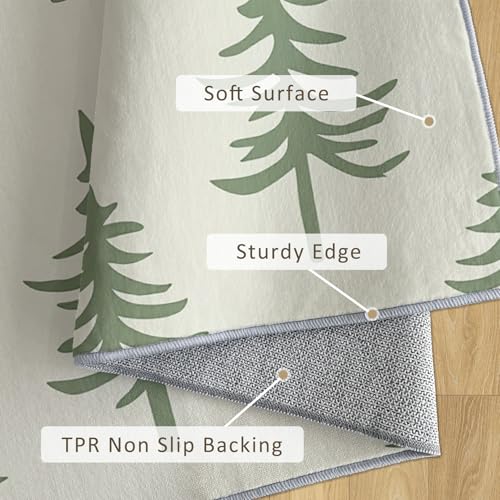 Tapete Forest Rugs para habitación infantil 3x5 ft miniatura 3