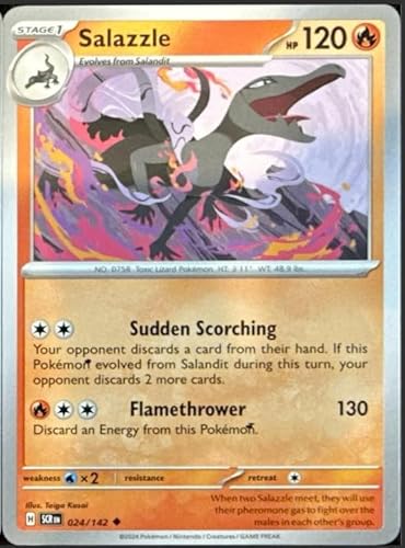 Salazzle - 024/142 - Stellar Crown - NM/M