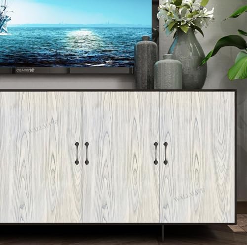 Image of WALLMATE Self Adhesive Wood Grain Wallpaper Vinyl Furniture Sticker Wood Wallpaper Kitchen Wallpaper Wooden Door Desktop Wallpapers (Slate Wooden, 24x78 Inch)