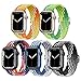 5 Pack Bracelets Compatibles avec le Apple Watch Bracelet 45mm 44mm 42mm Hommes Femmes, Bracelet de Remplacement élastique Sport pour iWatch Séries 7 (45mm) SE Séries 6/5/4 (44mm) Séries 3/2/1 (42mm)