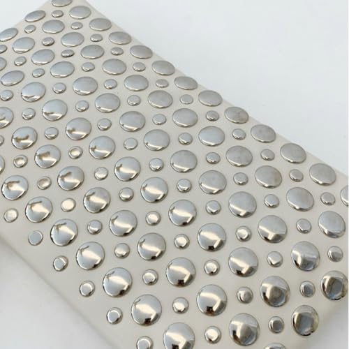 Y2k Crescent Crossbody Purse Women 90s PU Leather Trendy Studded Shoulder Satchels Hobo Bags Punk Underarm Tote Handbag4