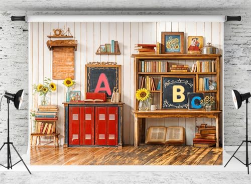 Toile de fond vintage rentrée scolaire Kate studio photo 3x2,4m