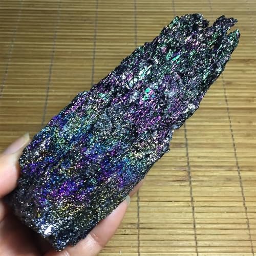 Stone Rainbow Carborumdum Rough Crystal Colorful Home Decor(150-200g)