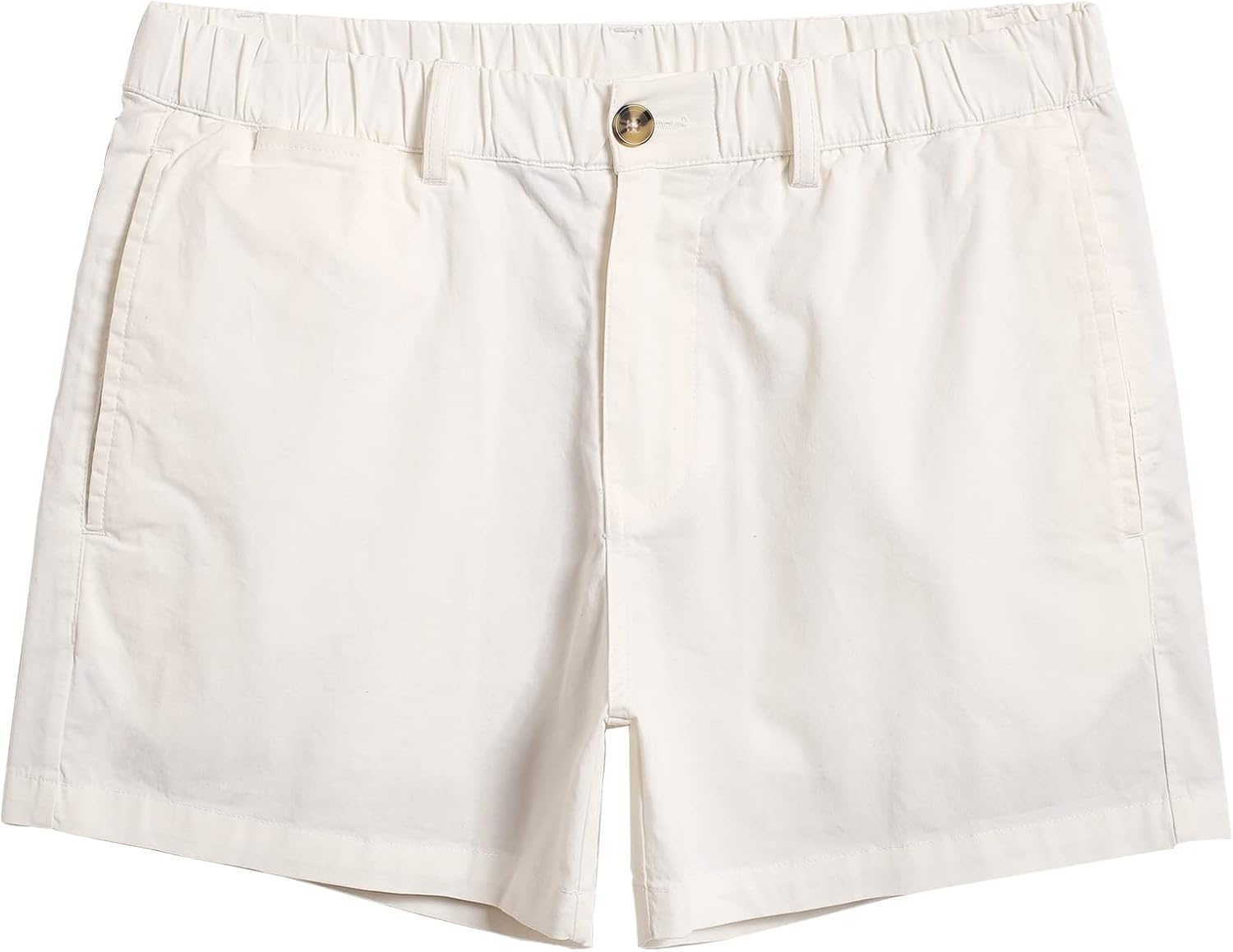 maamgic Mens Shorts Casual 4 Inch Cotton Casual Shorts for Men Elastic Waistband Mens Casual Shorts Daily Wear