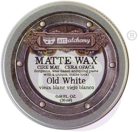 PRIMA MARKETING INC ART PASTA CERA MATE BLANCO ANTIGUO