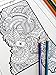 Volume 16 - USA state maps adult coloring book | Premium Handmade Paperback Spiral Bound Coloring Book | Stress relieving patterns for all | Patriotic Gifts | Paint and Sip Party | DIY Kit