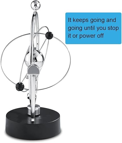 Miniatura 5 de Craft Milky Ways Swing Ball Escritorio Celestial Movimiento Orbital Eléctrico Wiggler Swing Ball Escritorio para decoración de la habitación del