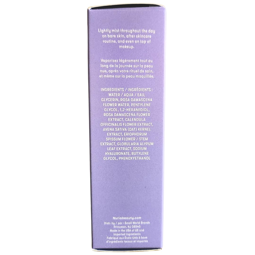 Nuria - Calm Facial Mist, Fragrance-Free Damask Rose Water Spray for Face, Face Mist Spray with Marigold Extract, Oat, and Glycerin, 120mL/4.1 fl oz - Image 7