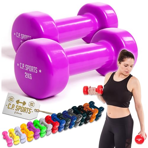 C.P. Sports Gymnastikhanteln | Kurzhanteln 2er Set - Gewichte von 0,5kg bis...