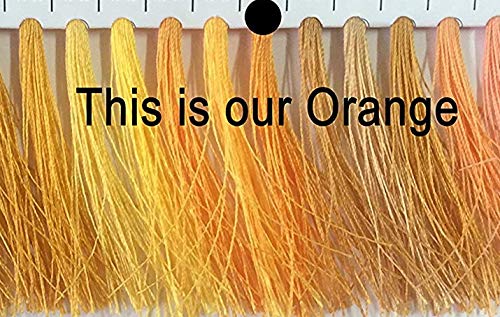 Selric [6000 Yards] Uv Resistant High Strength Polyester Thread #69 T70 Size 210D/3 For Upholstery, Outdoor Market, Drapery, Beading, Purses, Leather [Silver Grey+Orange+Sky Blue+Red] #TOP4