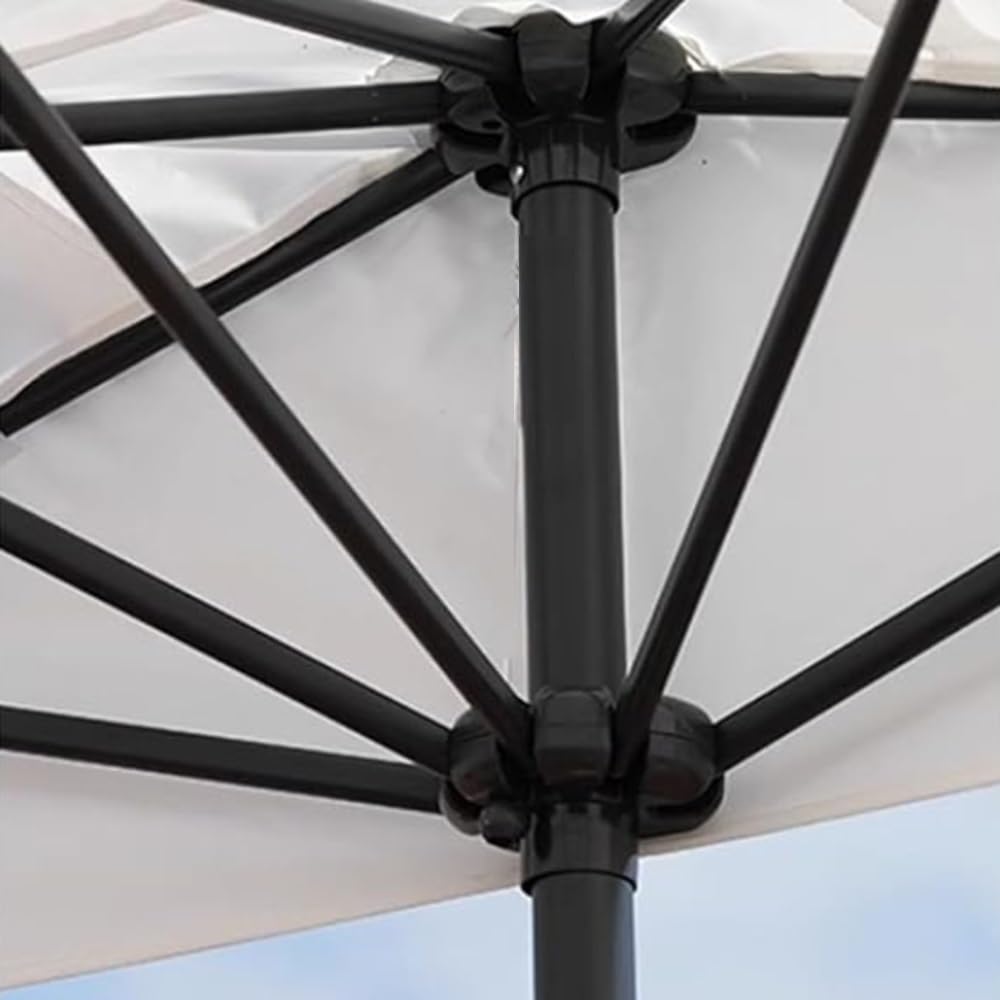 Ombrellone Da Giardino Parasole Per Esterni Ombrellone Da Parete | 2.7×1.5m 5 Costole Ombrellone Da Balcone Altezza Regolabile Protezione UV