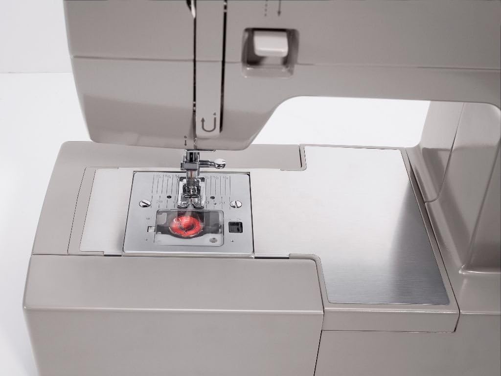 Singer Heavy Duty 4423, Elektrische Nähmaschine mit 23 integrierte Stiche - Freiarm | Profi Haushaltsnähmaschine für dicke Stoffe | Nutzstich-Nähmaschine zum Nähen von Leder und Jeans mit Zubehör