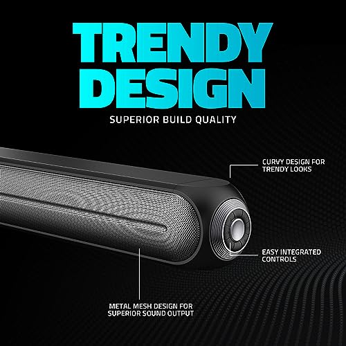 Image of Artis X700 2.1 CH 120 Watts Bluetooth Sound bar with Wired Subwoofer & Multiple Input Modes: Bluetooth /HDMI (ARC) / AUX in /Optical /USB Pen Drive Input