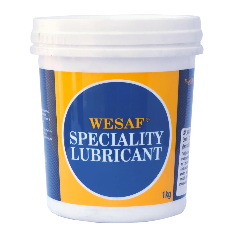 Wesaf Specialty Silicone Lubricant Grease Long Lasting Lubricates for Plastic & Rubber Parts |Water resistant| Release agents| Excellent High & Low Temperature Resistance| Grade-317 (1kg)