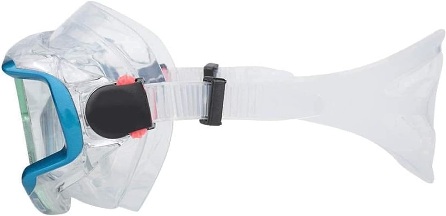 GeRRiT Full Face Snorkel Diving Masks Swimming Goggles Snorkeling Scuba Snorkelling Mask Wide View Silica Gel Tempered Lens Diving Goggles Glasses for Adults