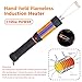 1100W Induction Heater Tool, 10 Coils Magnetic Induction Heater Kit Automotive Flameless Heating Handheld Bolt Removal Rusty Screw Removing Tool