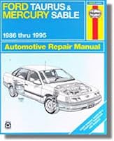 UH36074 Used Haynes Ford Taurus Mercury Sable 1986-1995 Auto Repair Manual B018O0LL1O Book Cover