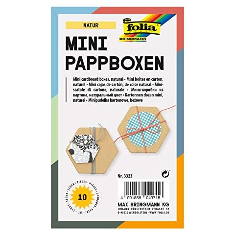 Cajas de Regalo de Cartón Hexagonales Folia Cover