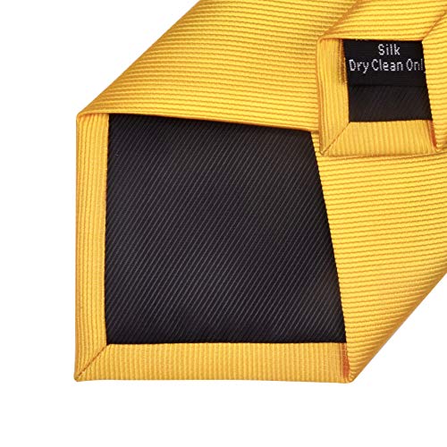 Image of GUSLESON Classic New 3.15 inch(8cm) Men's Solid Color Necktie Wedding Business Tie + Gift Box