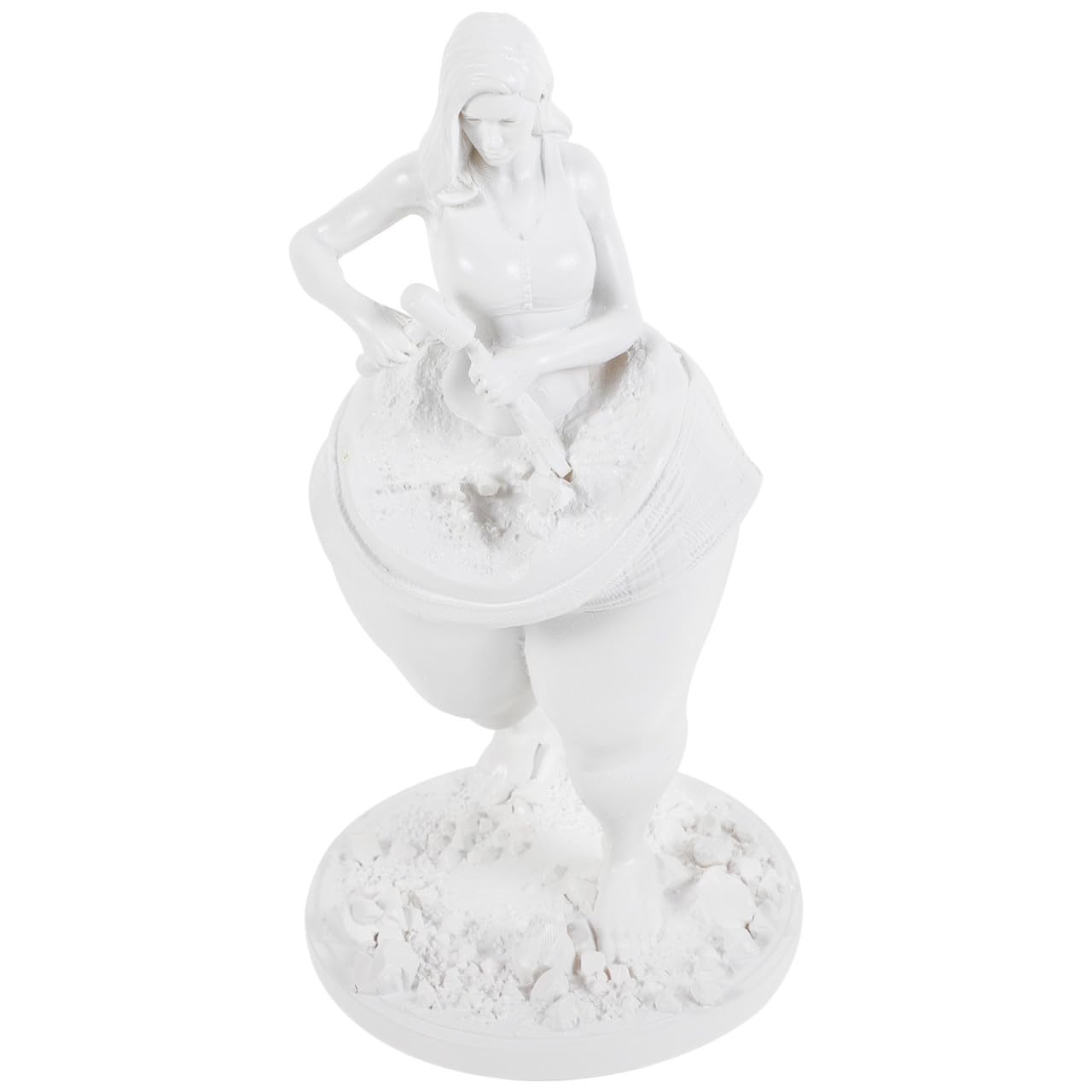 Figurine sport en résine de modelage corporel et sculpture fitness pour déco