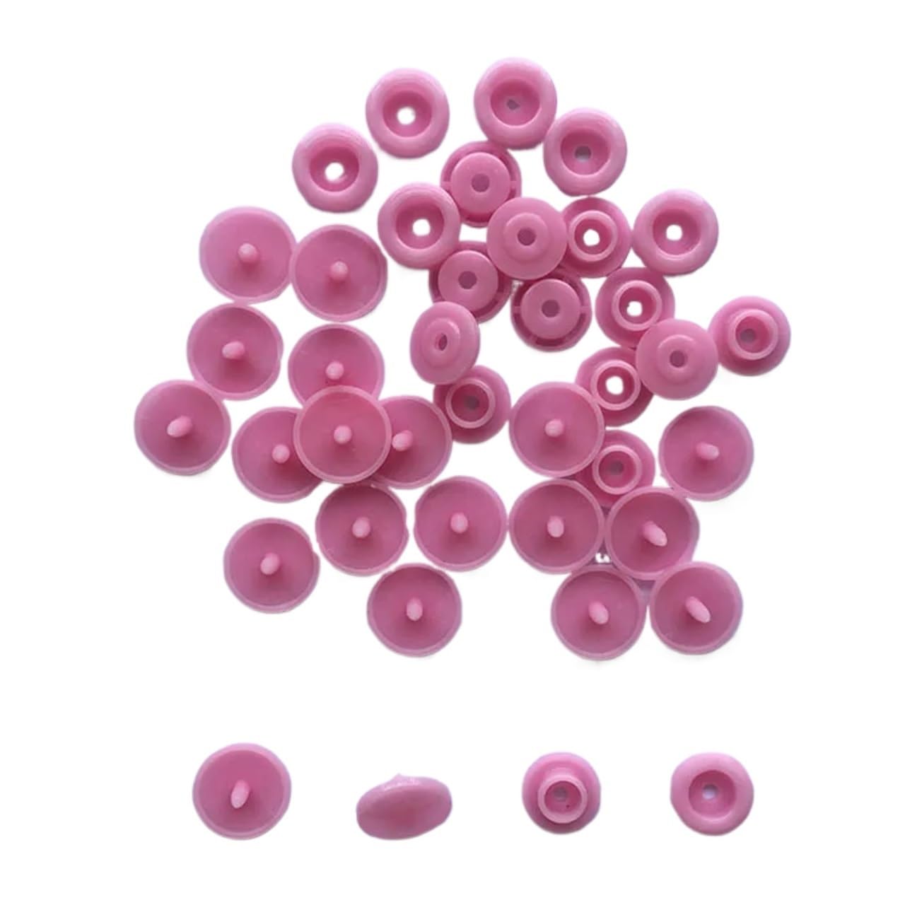 Juego de 200 botones redondos de resina de 1,2 cm, accesorios de costura