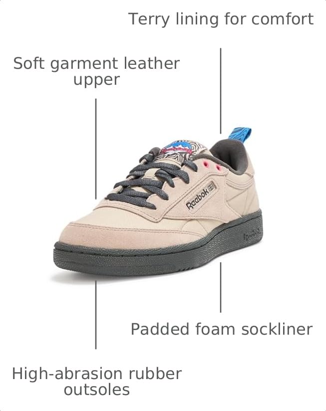Image of Reebok Court Advance Sneakers for Men - Casual Tennis Mens Shoes Size 6 to 15
