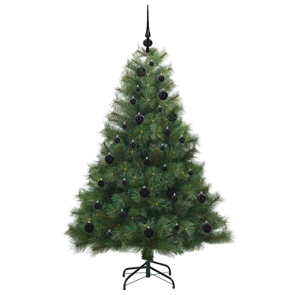Sztuczna choinka zielona, 150 cm, PE i PCW, z 150 diodami LED o ciepłej białej barwie, 8 trybów, zasilanie USB, do użytku wewnątrz i na zewnątrz, świąteczna dekoracja
