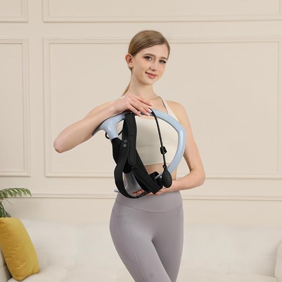 ECOGUN Posture Neck Exercising Cervical Spine Hydrator Pump, Relief for Stiffness, Relieves Neck Pain, Curve Restorer Gray