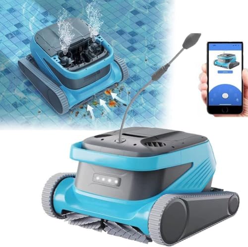 Limpiador Robótico De Piscinas Completamente Automático, Aspirador De Piscina For Escalar Paredes De 90 Con Control De Aplicación, Cestas De Filtro Súper Grandes De 6 Litros, For Piscinas Elevadas En Limpiador Robótico De Piscinas Completamente Automático, Aspirador De Piscina For Escalar Paredes De 90 Con Control De Aplicación, Cestas De Filtro Súper Grandes De 6 Litros, For Piscinas Elevadas En
