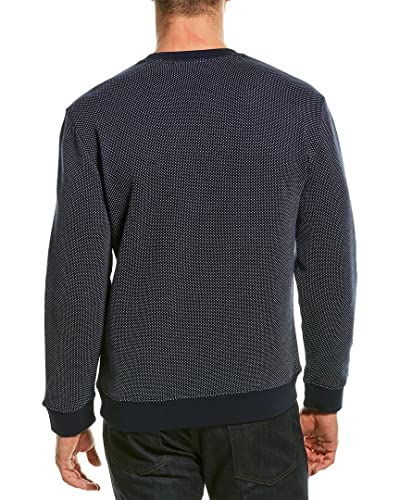 Vince Men's Birdseye Double Knit Long Sleeve Crew2