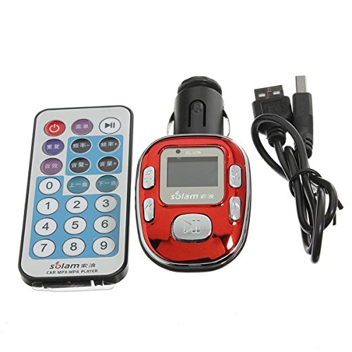 Transmisor FM del Coche Reproductor Multimedia Mp3 Sl-605 12V Encendedor De Cigarrillos 2Gb - Oro