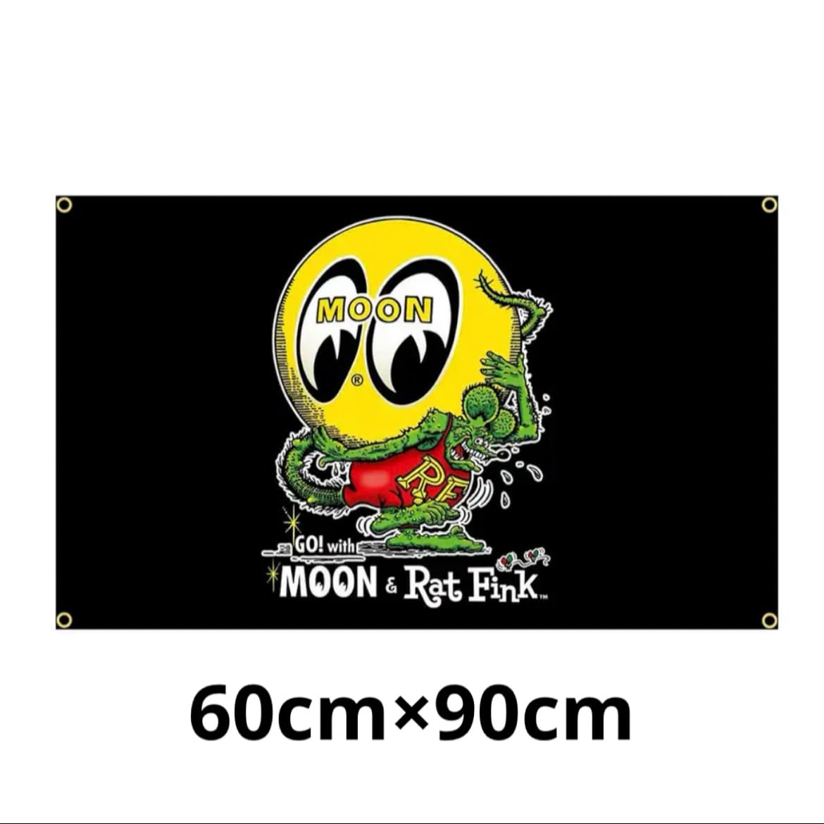 Amazon.co.jp: フラッグ ムーンアイズ仕様 約90cm×60cm F0176