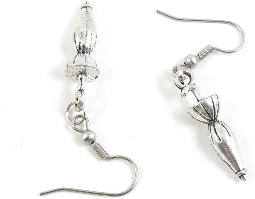 25 Pairs Umbrella Ear Hooks Earring Supply Jewelry Making Charms F6CB6