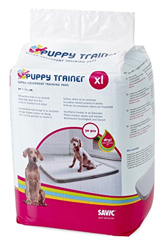 VADIGRAN Savic Puppy Trainer Starter Pads pour Chien 90 x 60 cm Taille XL 30 Pièces
